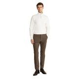 BROOKS BROTHERS Normal Bel Düz Paça Standart Pantolon, 50, BBFW25MPT008, Haki, Erkek