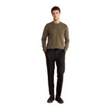 BROOKS BROTHERS Normal Bel Düz Paça Standart Pantolon, 52, 5003252070, Siyah, Erkek