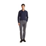 BROOKS BROTHERS Normal Bel Düz Paça Standart Pantolon, 56, BBFW25MPT008, Antrasit, Erkek