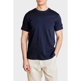 Brooks Brothers Patch Logolu % 100 Pamuk Bisiklet Yaka T Shirt Erkek T Shirt BBSS26MTS002137 - Lacivert - 2XL