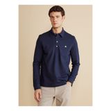 BROOKS BROTHERS Polo Yaka Lacivert Erkek T-Shirt BBFW25MTS006