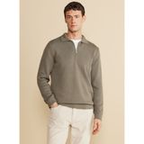 Brooks Brothers Polo Yaka Standart Haki Erkek Kazak BBFW25MKL033 - 2XL