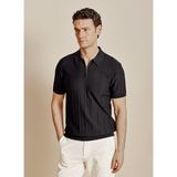 Brooks Brothers Siyah Erkek Fitilli Polo T-Shirt BBSS26MKL001