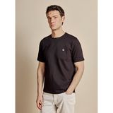 Brooks Brothers Siyah Erkek Logo Baskılı Polo T-Shirt BBSS26MTS018 - XL