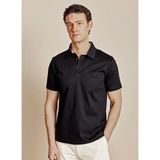 Brooks Brothers Siyah Erkek Nakışlı Polo T-Shirt BBSS26MTS011