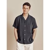 Brooks Brothers Siyah Erkek Regular Fit Logo Baskılı Gömlek BBSS26MSH018 - XL