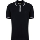 Brooks Brothers Siyah Erkek Şeritli Polo T-Shirt BBSS26MKL007 - Kırık Beyaz - Siyah