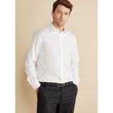 Brooks Brothers Slim Fit Klasik Yaka Beyaz Erkek Gömlek BBFW25MSH019 - 45