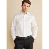 Brooks Brothers Slim Fit Klasik Yaka Beyaz Erkek Gömlek BBFW25MSH020 - 45