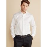 Brooks Brothers Slim Fit Klasik Yaka Beyaz Erkek Gömlek BBFW25MSH020 - 46