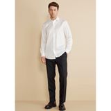 BROOKS BROTHERS Slim Fit Klasik Yaka Gömlek, 43, 5003313248, Beyaz, Erkek