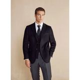 Brooks Brothers Slim Fit Siyah Erkek Ceket BBFW25MBL018 - 56