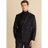 Brooks Brothers Slim Fit Siyah Erkek Ceket BBFW25MBL019 - 52