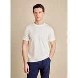 BROOKS BROTHERS Standart Triko Kazak, M, 5003352371, Kırık Beyaz, Erkek