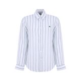 BROOKS BROTHERS Yeşil - Beyaz Düğmeli Regular Fit Çizgili Gömlek, L, 5003352073, Yeşil - Beyaz, Erkek