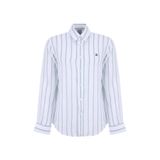 BROOKS BROTHERS Yeşil - Beyaz Düğmeli Regular Fit Çizgili Gömlek, M, 5003352073, Yeşil - Beyaz, Erkek
