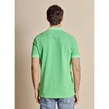 Brooks Brothers Yeşil Erkek Standart Fit Logo Baskılı T-Shirt BBSS26MTS004 - Çimen