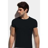 Bross Erkek Beyaz Bambu T-Shirt 1459 ONL-02559 - Siyah