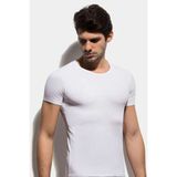 Bross Erkek Beyaz Bambu T-Shirt 1459 ONL-02559 - XL