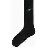 Bross Geyik Nakışlı Tabanaltı Havlu Erkek Çorabı - 43 - 45 - Siyah