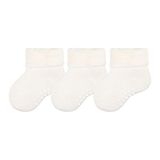 Bross Havlu Tabanaltı Baskı 3lü Erkek Bebek Çorap Ekru ONL.02702