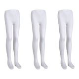 Bross Kız Çocuk 3lü Düz 40 Den Mikro Külotlu Mus Çorap ONL-02629 - 1 - 2 Yaş - Beyaz