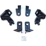 Bross Otomotiv Fiat Doblo Mk2 263 2010-2014 Makyajsız Kasa 51810671 51810672 Için Sağ Sol Ön Far Ayak Tamir Seti