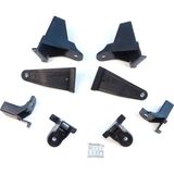 Bross Otomotiv Renault Symbol Mk3 2013-2017 Makyajsız Kasa 260607796R 260106223R Için Sağ Sol Ön Far Ayak Tamir Seti