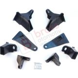 Bross Otomotiv Renault Symbol MK3 2013-2017 Makyajsız Kasa 260607796R İçin Sağ Sol Ön Far Ayak Tamir Seti