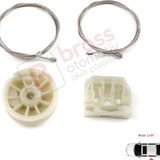 Bross Otomotiv Rover 75 RJ MG ZT Brilliance B8 1998-2005 4/5 Kapı CVH101310 İçin Elektrikli Arka Sol Cam Kriko Seti
