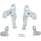 Bross Otomotiv Toyota Corolla Mk9 E120 E130 2000-2006 811701E480 811451E710 Için Sağ Sol Ön Far Ayak Tamir Seti