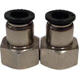 Brotech 1/2 - 10MM Dişi Hava Jakı - Düz Hortum Bağlantısı - Pnömatik Jak - 2'li Set