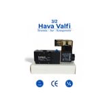 BROTECH 1/4 3/2 Hava Valfi | Air Valfi | Tır Branda Valfi 24 Volt