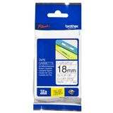 Brother 18TZE141 Şeffaf Üzerine Siyah 18 mm Etiket