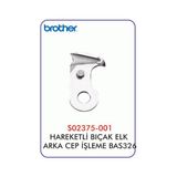 Brother BAS326 Elektronik Arka Cep Işleme Hareketli Bıçak