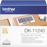 Brother DK-11240 yazıcı bandrolü – baskı-Etiketten Beyaz, DK, 102 x 51 mm