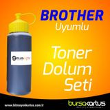 Brother HL-2130 Uyumlu Dolum Toner Seti