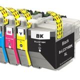 Brother MFC-J3930DW Serisi LC3719XL 4 Renk Muadil Kartuş Set