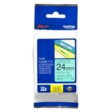 Brother P-Touch 24TZE751 Yeşil-Siyah 24 mm Etiket