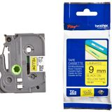 Brother P-Touch 9AZE621 Sarı-Siyah TZ-Tape 9 mm Etiket