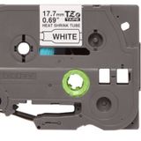 Brother P-Touch Hse-241 Isı ile Daralan Beyaz Üzerine Siyah 17.7 mm Makaron Etiket