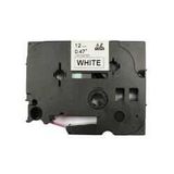 Brother P-Touch TZE-232 Beyaz Üzerine Kırmızı 12 mm 8 mt Muadil Etiket