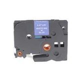 Brother P-Touch TZE-535 Mavi Üzerine Beyaz 12 mm 8 mt Muadil Etiket