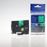 Brother P-Touch Tze-761 Tze-Tape 36 mm Yeşil Üzerine Siyah Laminasyonlu Etiket