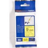Brother P-touch Tze-fx621 Tze-tape 9 mm Sarı Üzerine Siyah Esnek Laminasyonlu Etiket