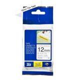 Brother P-Touch TZE-S231 Beyaz Üzerine Siyah Güçlü Yapışkanlı 12 mm 8 mt Muadil Etiket