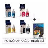 Brother T500 için 1 Takım Photoink Mürekkep- Fotoğraf Kağıdı Hediyeli