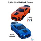 Brother Toys 1 Adet Metal Camaro Çekbırak Oyuncak Araba 12 Cm.
