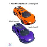Brother Toys 1 Adet Metal Lamborghini Lamborgini Çekbırak Oyuncak Araba 12 Cm.