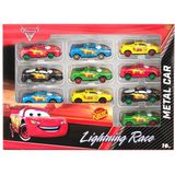Brother Toys 10lu Metal Şimşek Mcqueen Araba Seti Oyuncak Araba - Kırmızı - Mavi - Sarı